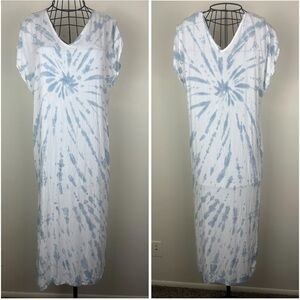 MAHINA Hawaii Tie Dye Midi Maxi Dress size Small